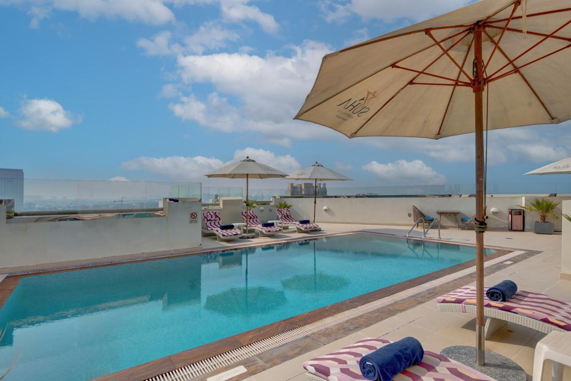 Suha Park Hotel Apartments, Waterfront Jaddaf ดูไบ ภายนอก รูปภาพ